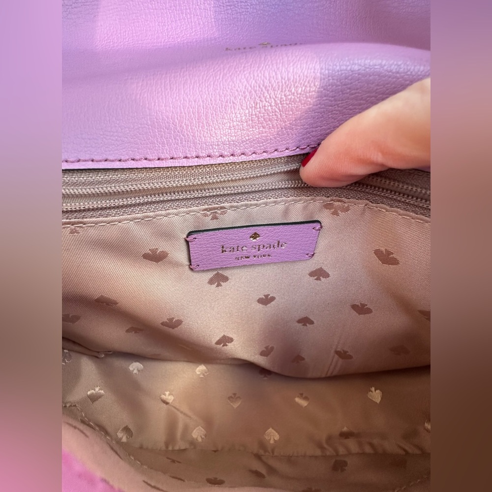 NWT! Kate ♠️ RARE!! SALE!!!!! Robyn Exotic Crossbody Saddle Bag - Picture 10 of 11